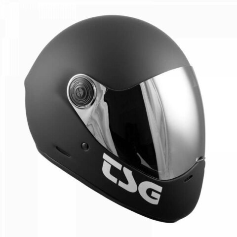 TSG Helmet Pass Pro | Matt Black | Solid Colour (+ BONUS VISOR)