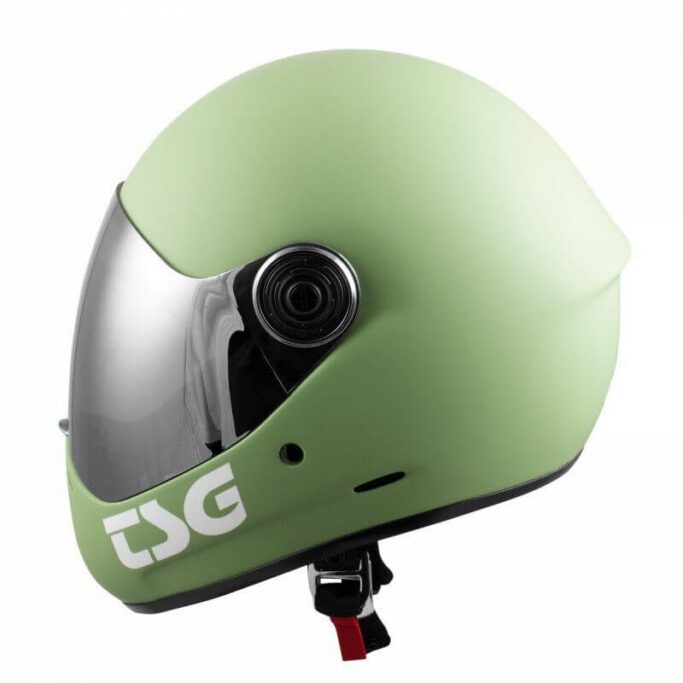 Tsg Pass Pro Full Face Helmet Matt Fatigue Green Side Right