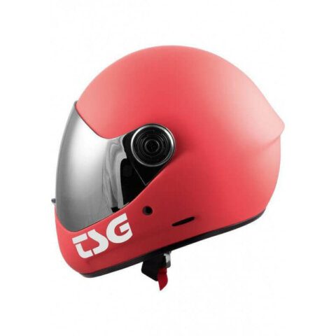 Tsg Pass Pro Full Face Helmet Matt Fiery Side Left