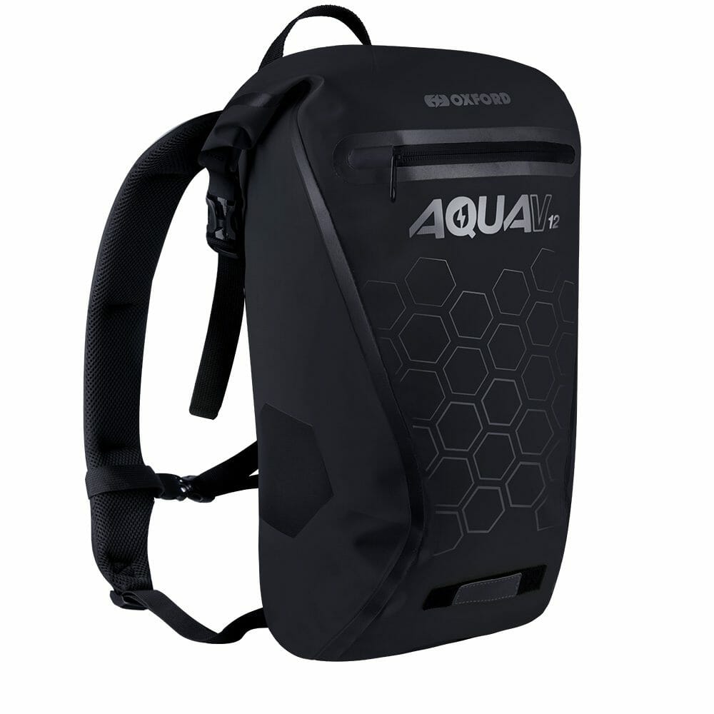 Oxford Aqua V 12 Backpack Black side view
