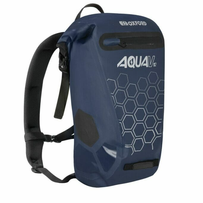 Oxford Aqua V 12 Backpack Navy Side view