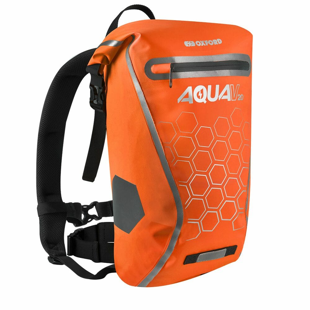 Oxford Aqua V 20 Backpack Orange Side View