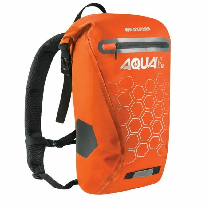 Oxford Aqua V 12 Backpack Orange Side View