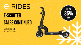 e-RIDES e-scooter sales continued
