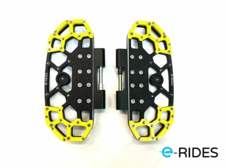 e-RIDES Noir honeycomb electric unicycle Pedals Top View