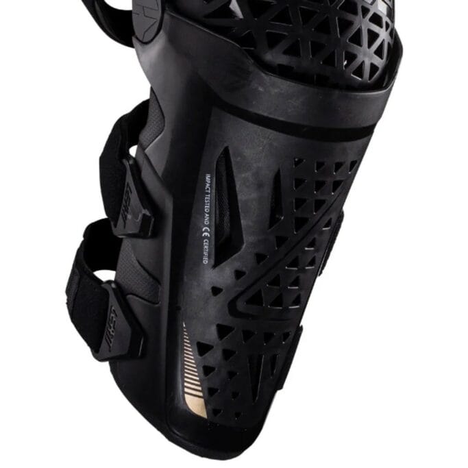 Leatt Dual Axis Knee Guards Pro Black Close Up 2