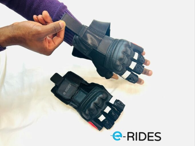 E Rides Max Gloves Half Finger Wrist Protector